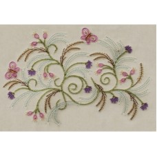 Brazilian Floral Machine Embroidery Design