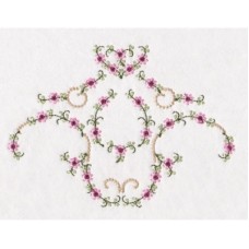 Dainty Florals Machine Embroidery Design