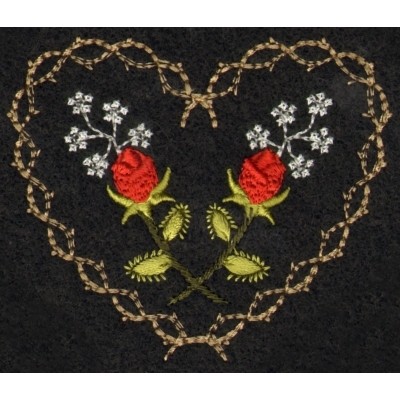 Roses & Thornes Machine Embroidery Design