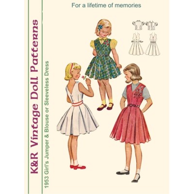 KRVP-1827 1950's Dress PATTERN