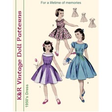 KRVP-8538 1950's Dress PATTERN